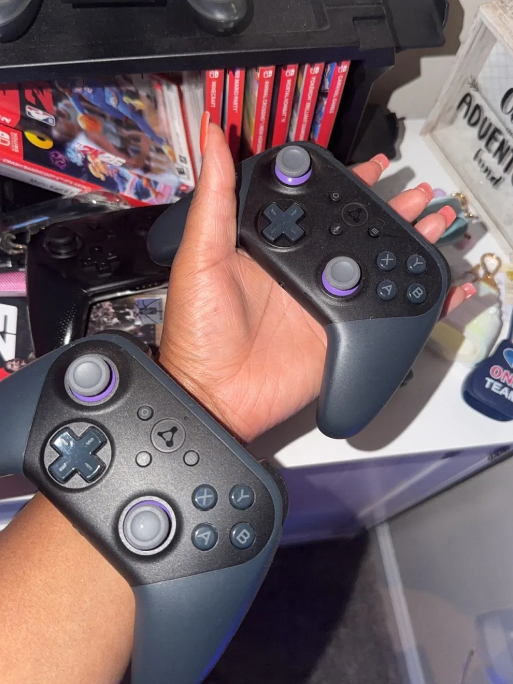 Amazon Luna Controllers - Black & Dark Blue (Set of 2)